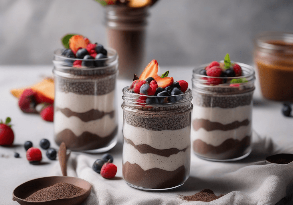 Chia Puding Tarifleri: Meyveli ve Kakaolu Pratik Tatlılar