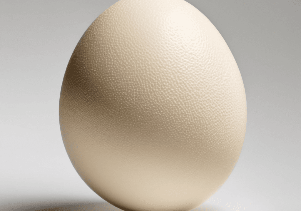 Devekuşu Yumurtası, Çiğ