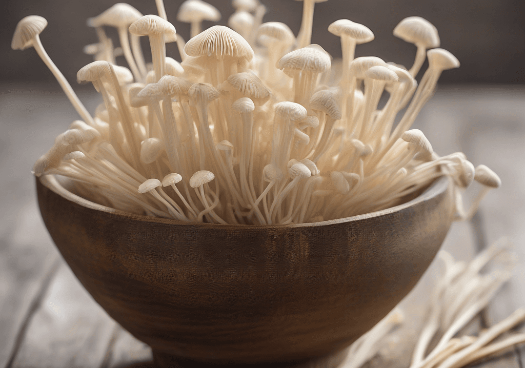 Enoki Mantarı (İğne Mantarı) (Organik/Köy Usulü)