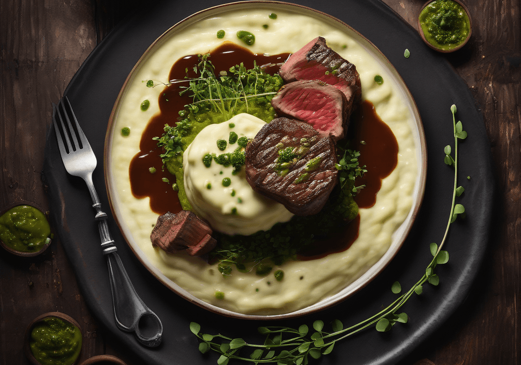 Dana Antrikot Sote ve Kaşarlı Patates Püresi Tarifi