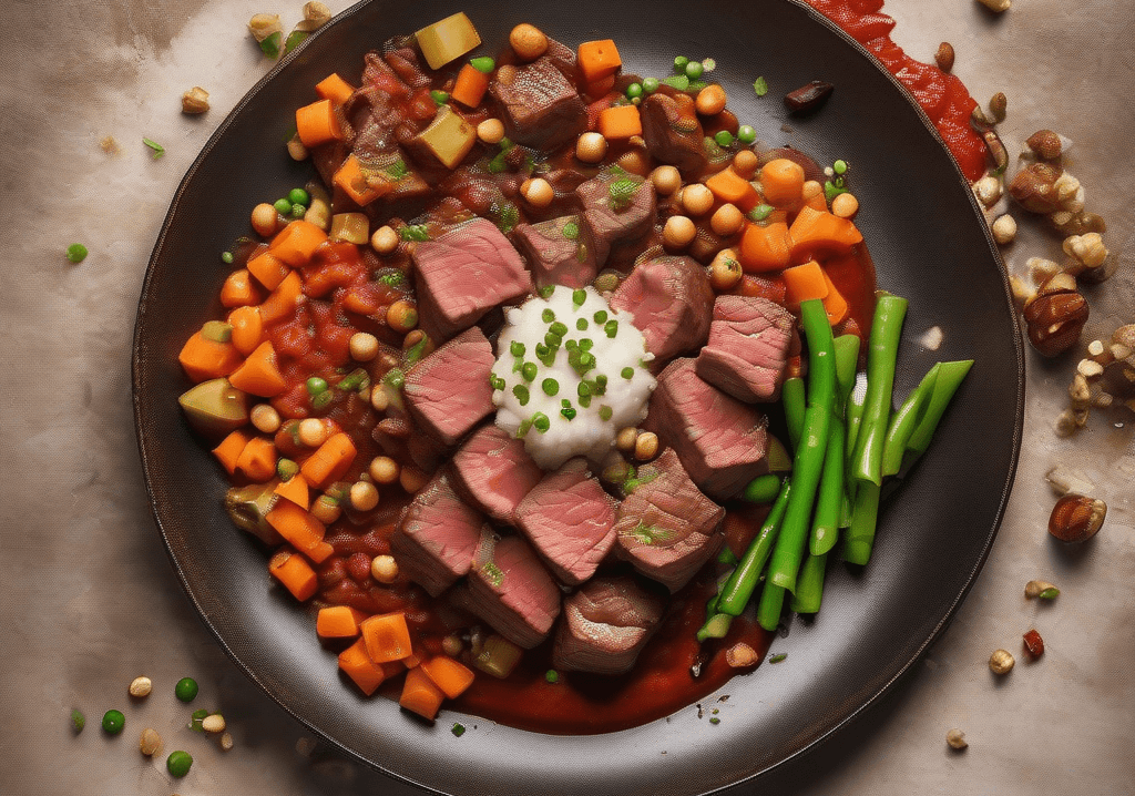 Dana Antrikot ve Sucuklu Şehir Kebabı