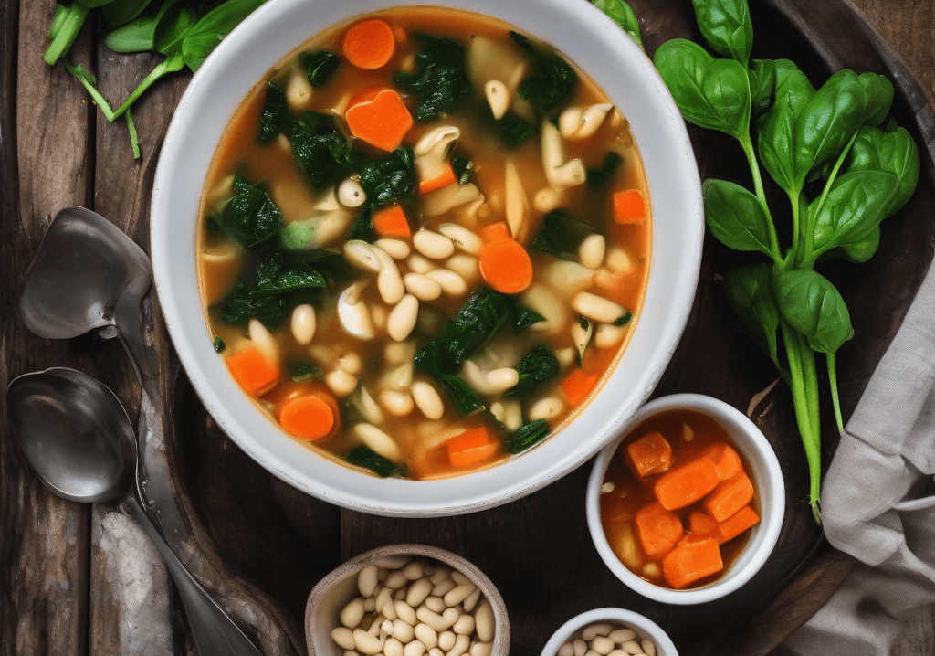 Ev Usulü Minestrone Sebze Çorbası