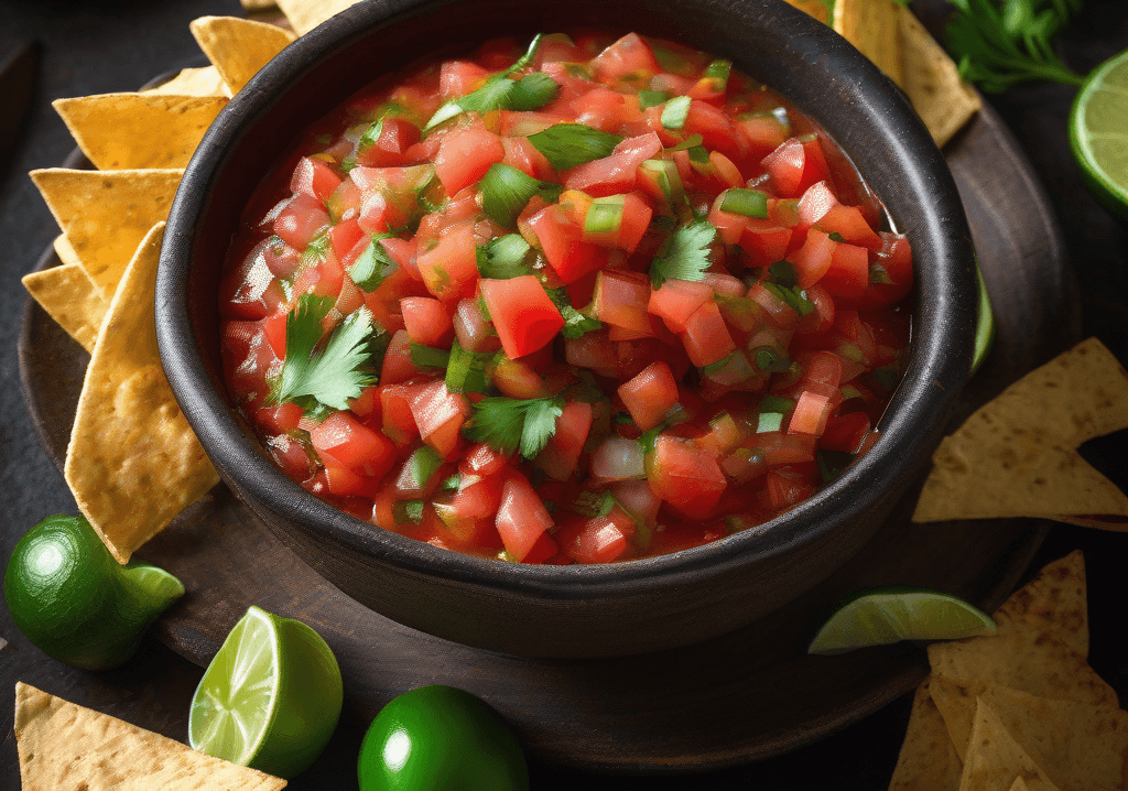 Ev Yapımı Salsa Sos Tarifi: Acılı Taze Domatesli
