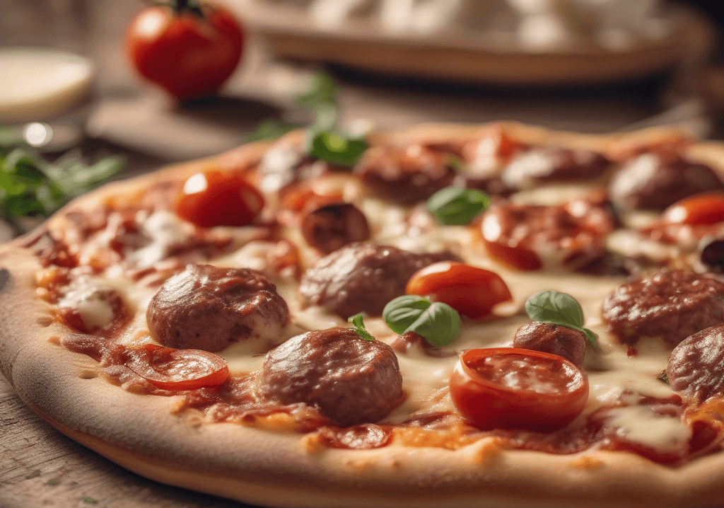 Sucuklu Pizza Tarifi: Evde Taş Fırın Lezzetinde Çıtır Hamur