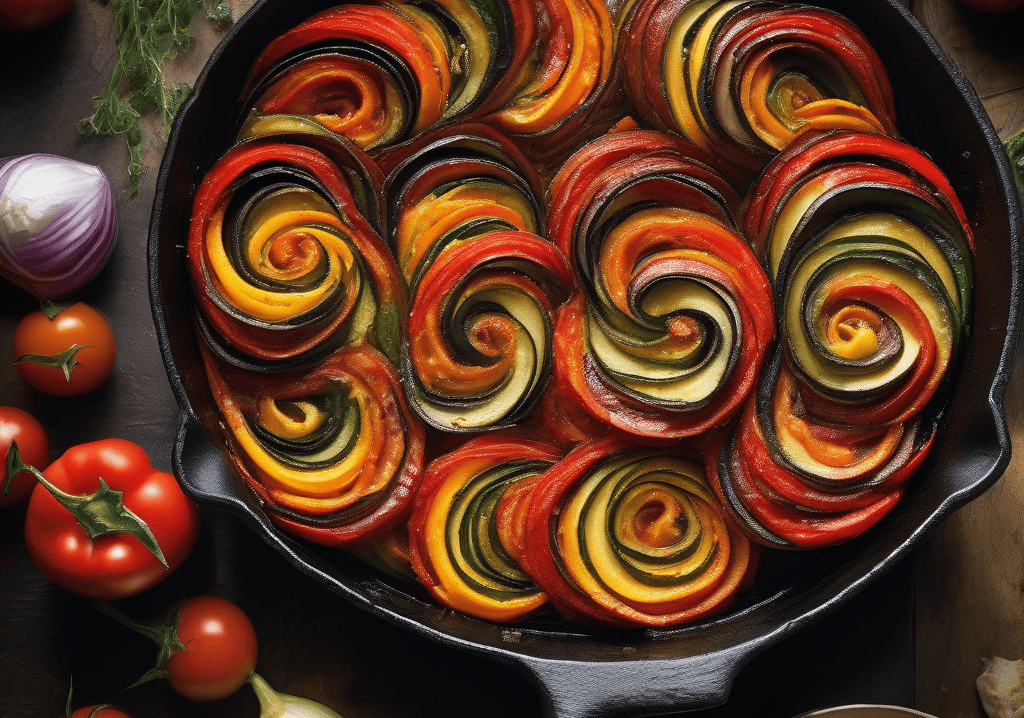 Fırında Ratatouille Tarifi: Fransız Usulü Sebze Ziyafeti