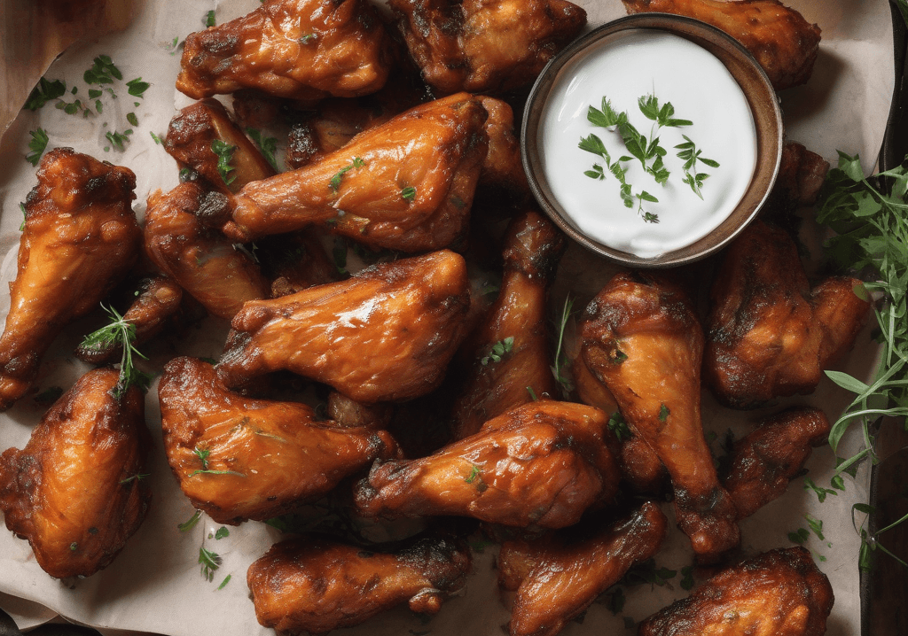 Fırında Soslu Tavuk Kanat Tarifi