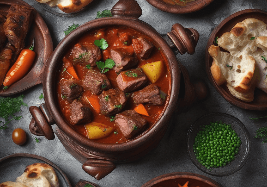 Geleneksel Kuzu Omuz ve Sebzeli Çiftlik Kebabı Tarifi