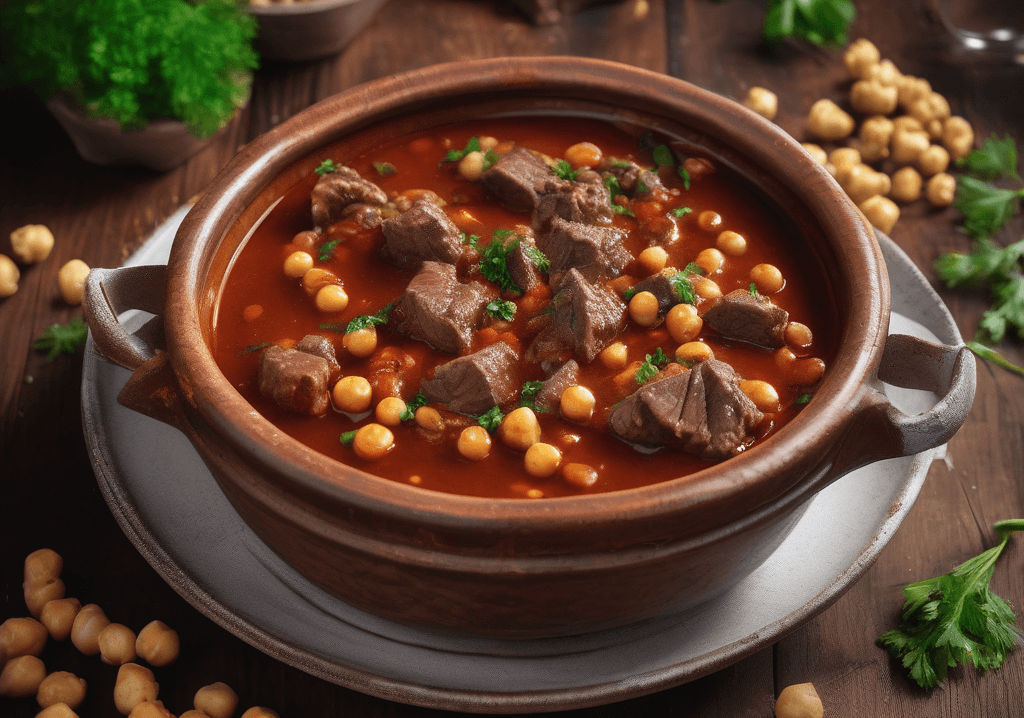 Geleneksel Nohutlu Dana Eti Yemeği Tarifi