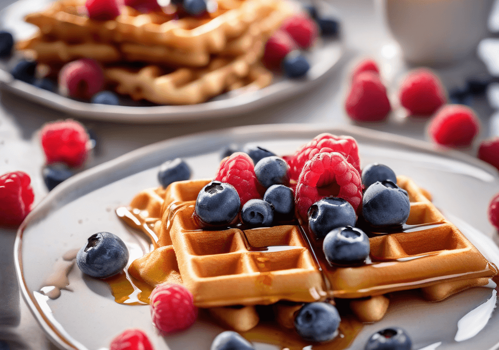 Glutensiz Badem Unlu Waffle Tarifi: Çıtır ve Düşük Karbonhidratlı