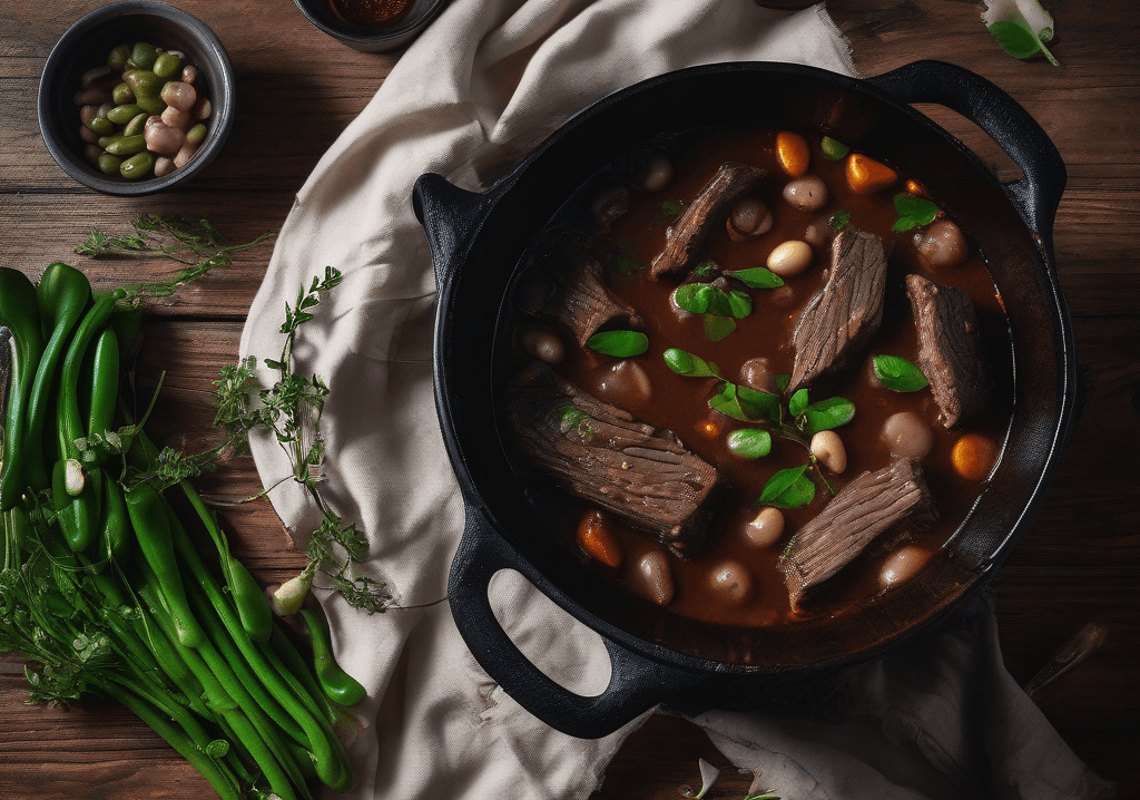 Hyaçinth Fasulyeli Dana Kaburga Yahnisi