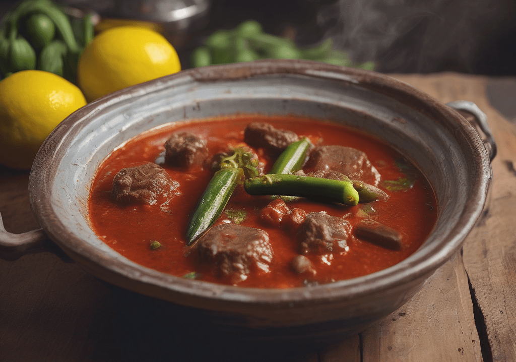 Geleneksel Kuzu Etli Bamya Yemeği Tarifi