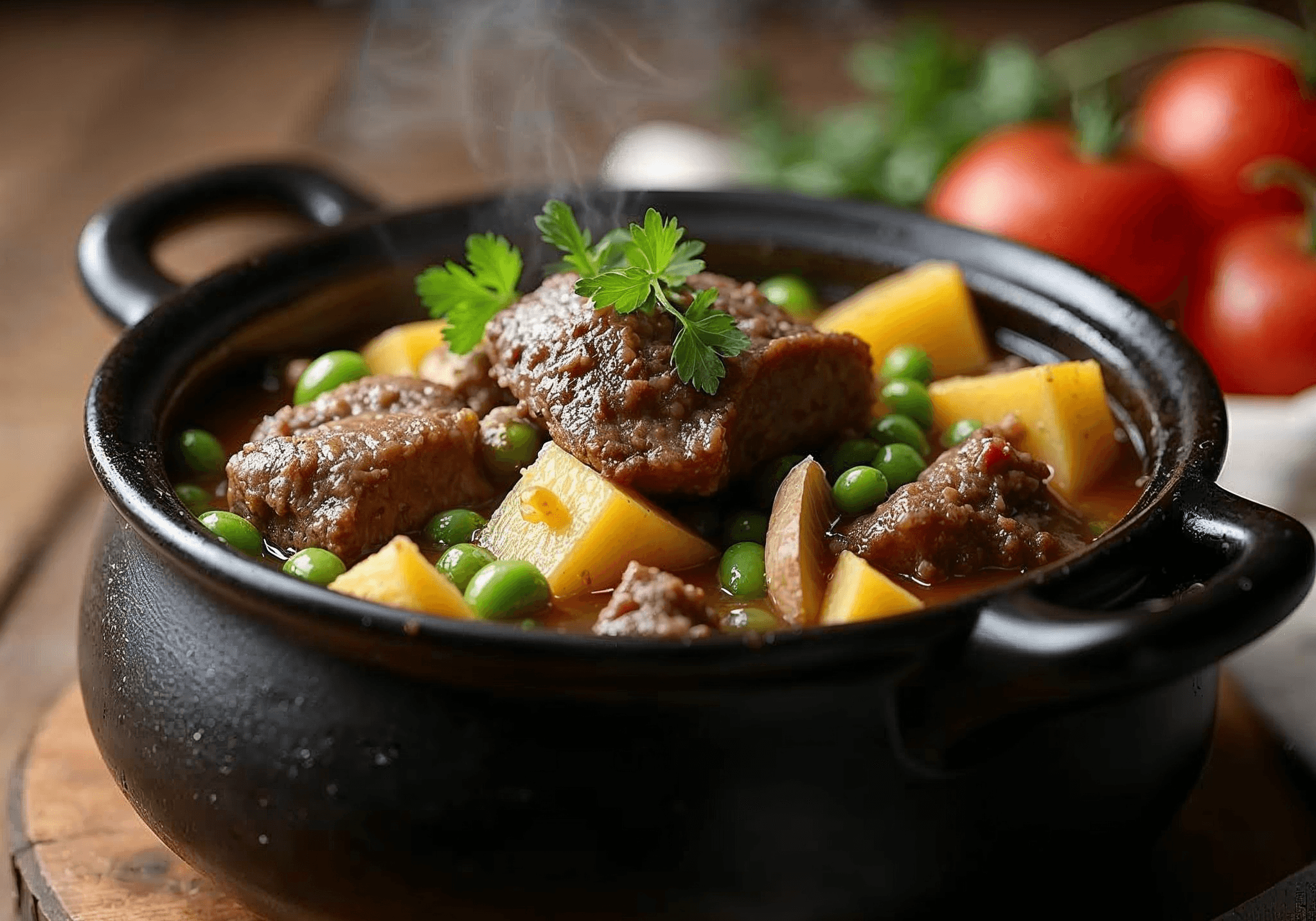 Kuzu Omuzlu ve Sebzeli Tencere Yemeği