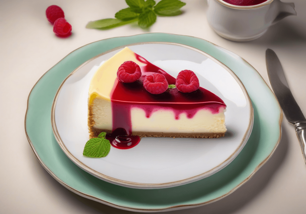 Limonlu ve Frambuazlı Cheesecake Tarifi: İpeksi Doku