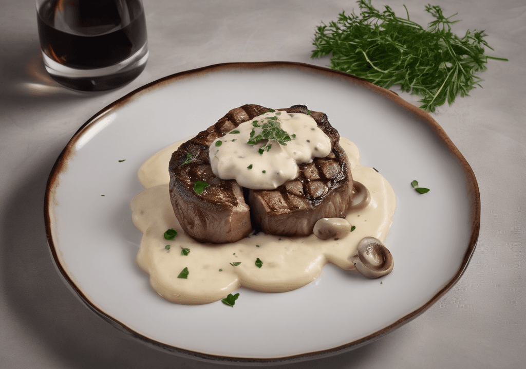 Mantar Soslu Dana Biftek Tarifi