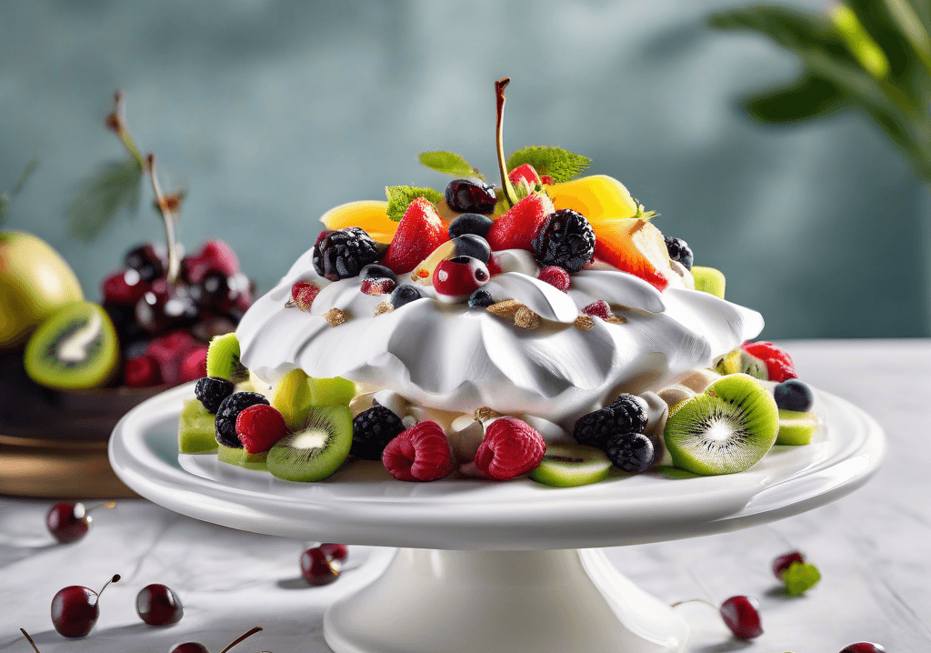 Meyveli Pavlova Tatlısı Tarifi: Çıtır ve İpeksi