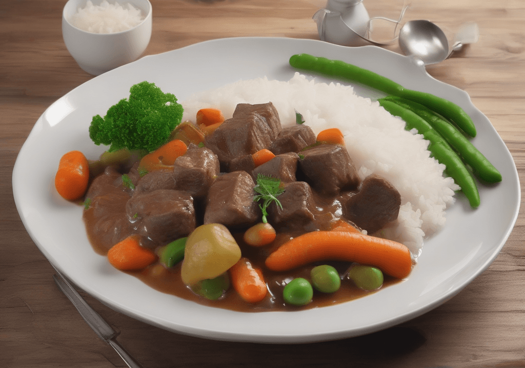 Sebzeli Dana Eti ve Pilav Tarifi