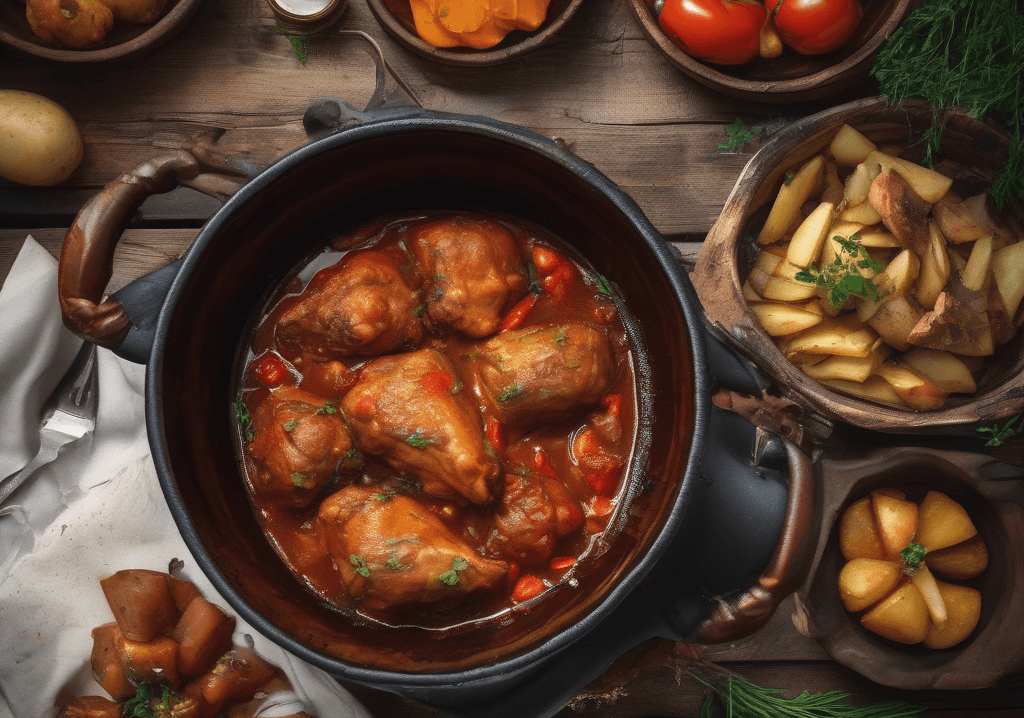 Sebzeli Tavuk Yahni Tarifi