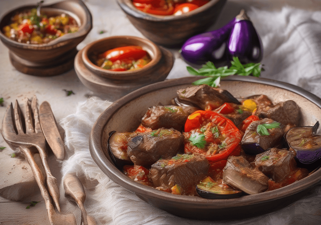 Söğürme Kebabı Tarifi: Köz Patlıcanlı Lokum Et