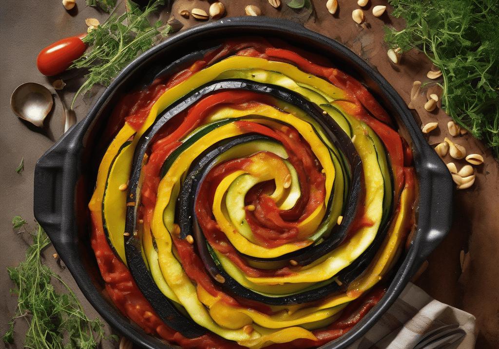 Vegan Fırında Sebzeli Ratatouille: Fransız Klasiği