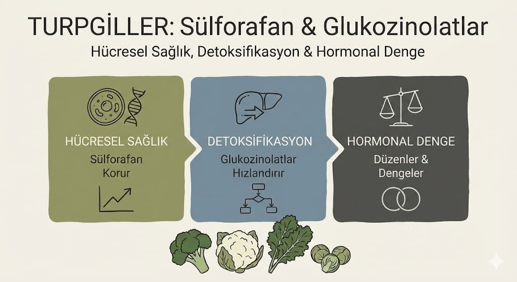 Sülforafan ve Glukozinolatlar: Turpgillerin Epigenetik Gücü ve Hormonal Denge Üzerindeki Gizli Etkileri