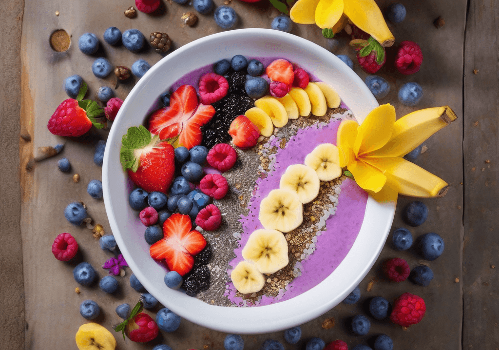 Smoothie Bowl Tarifleri: Sağlıklı 7 Kahvaltı Kasesi