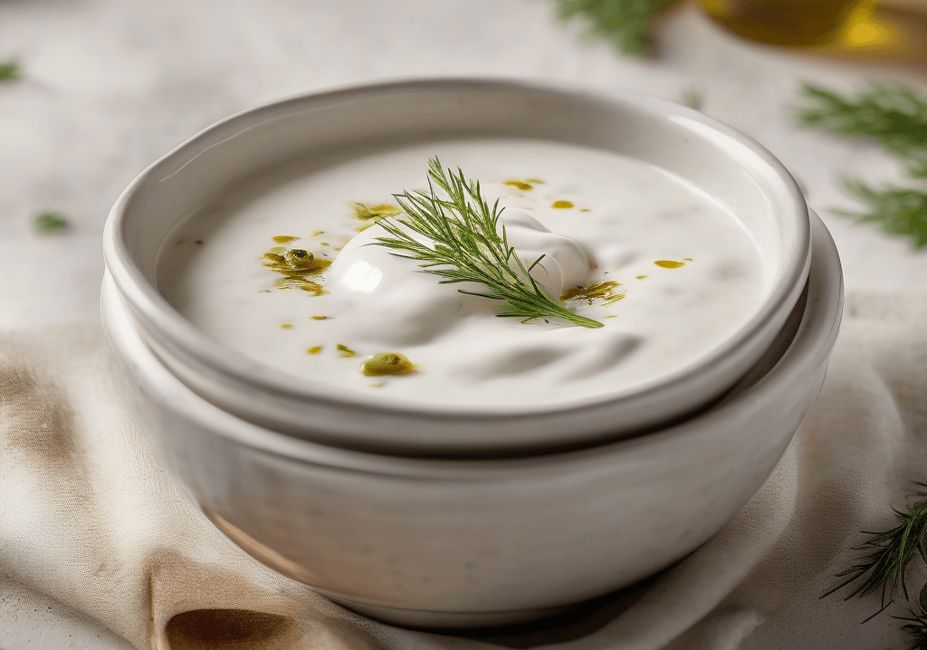 Sarımsaklı yoğurt sosu
