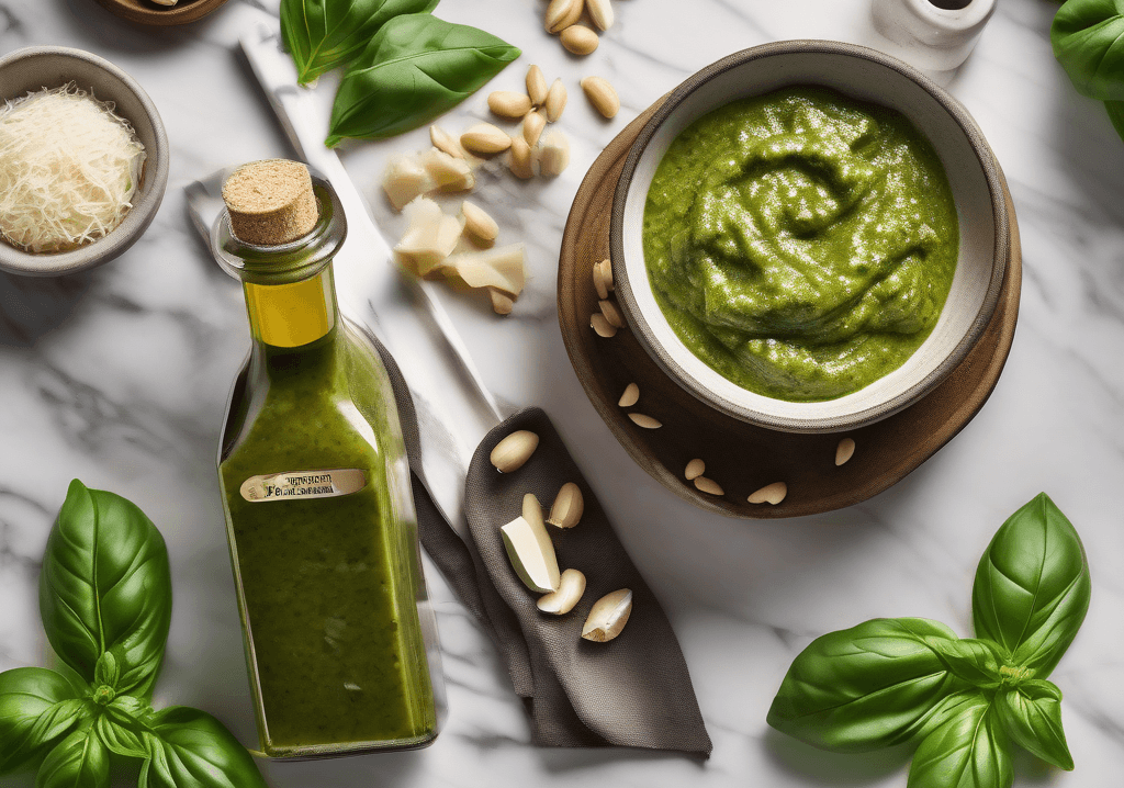 Fesleğenli Ev Yapımı Pesto Sos: Orijinal İtalyan Tarifi