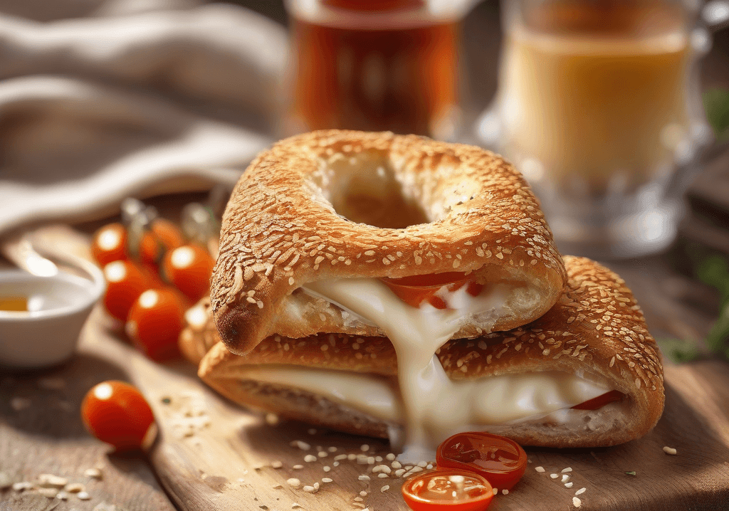 Fırında Kaşarlı Simit Tost: Çıtır ve Eriyik Kıvam