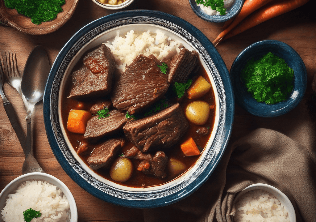 Geleneksel Dana Kaburga Yahnisi ve Şehriyeli Pirinç Pilavı Tarifi