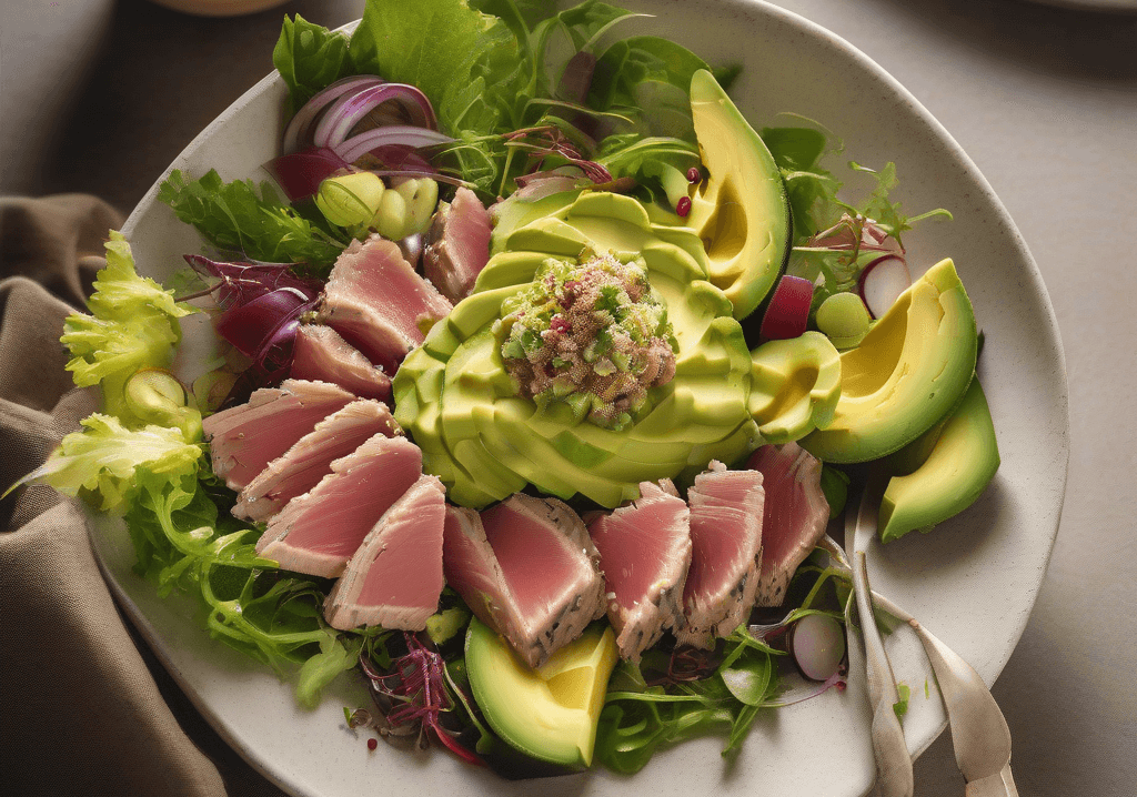 Ton Balıklı Fit Avokado Salatası: Protein Deposu Tarif