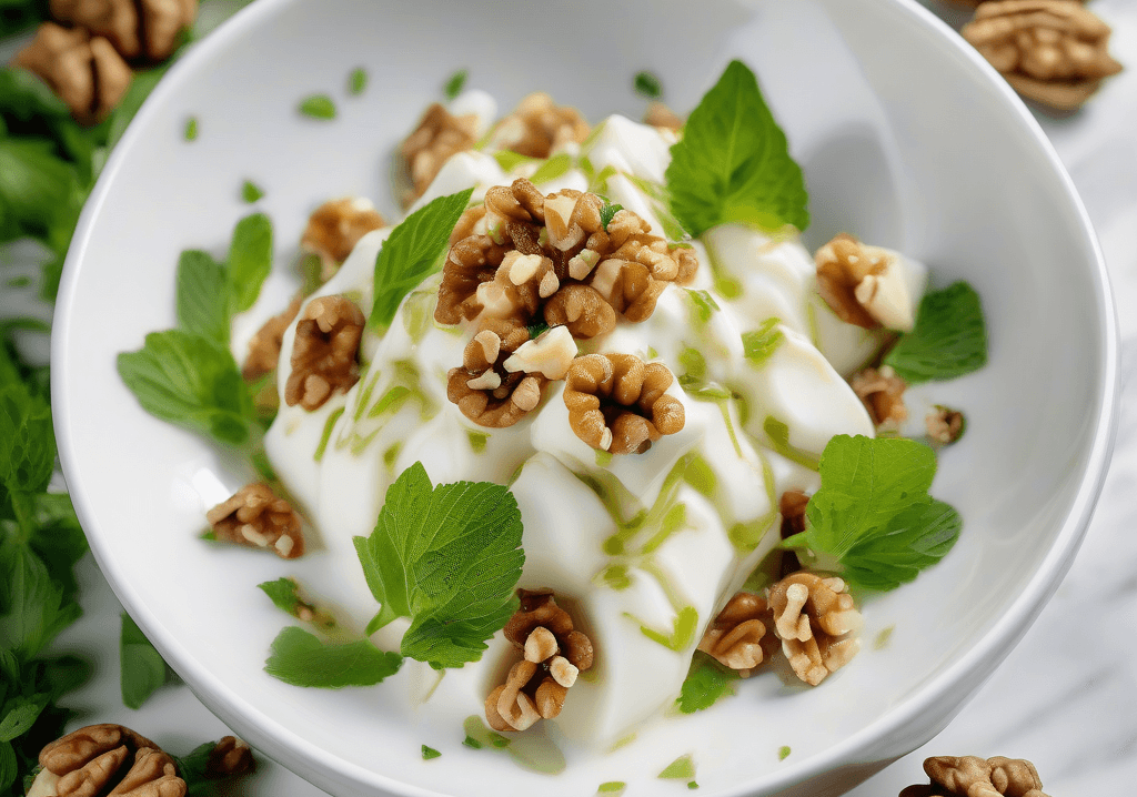 Kereviz Salatası Tarifi: Yoğurtlu Cevizli Meze